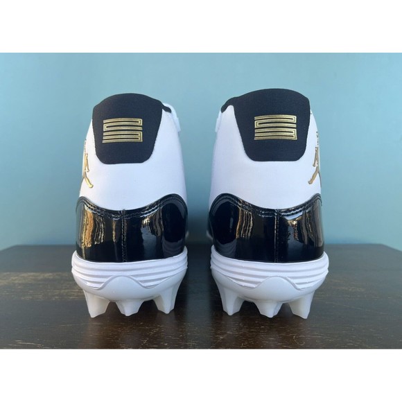 Nike Air Jordan 11 Mid TD "Gratitude" Football Cleats Men's Size 12.5 FV5374-107 - Picture 9 of 11